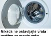 NIKADA NE OSTAVLJAJTE VRATA MAŠINE ZA PRANJE VEŠA OTVORENA: TO JE VELIKA GREŠKA!