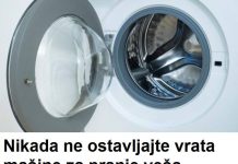 NIKADA NE OSTAVLJAJTE VRATA MAŠINE ZA PRANJE VEŠA OTVORENA: TO JE VELIKA GREŠKA!