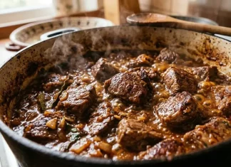 Gulaš se nikad ne kuha sa vodom: Kuhari dolivaju ovaj sastojak – meso bude mekano, a saft gust